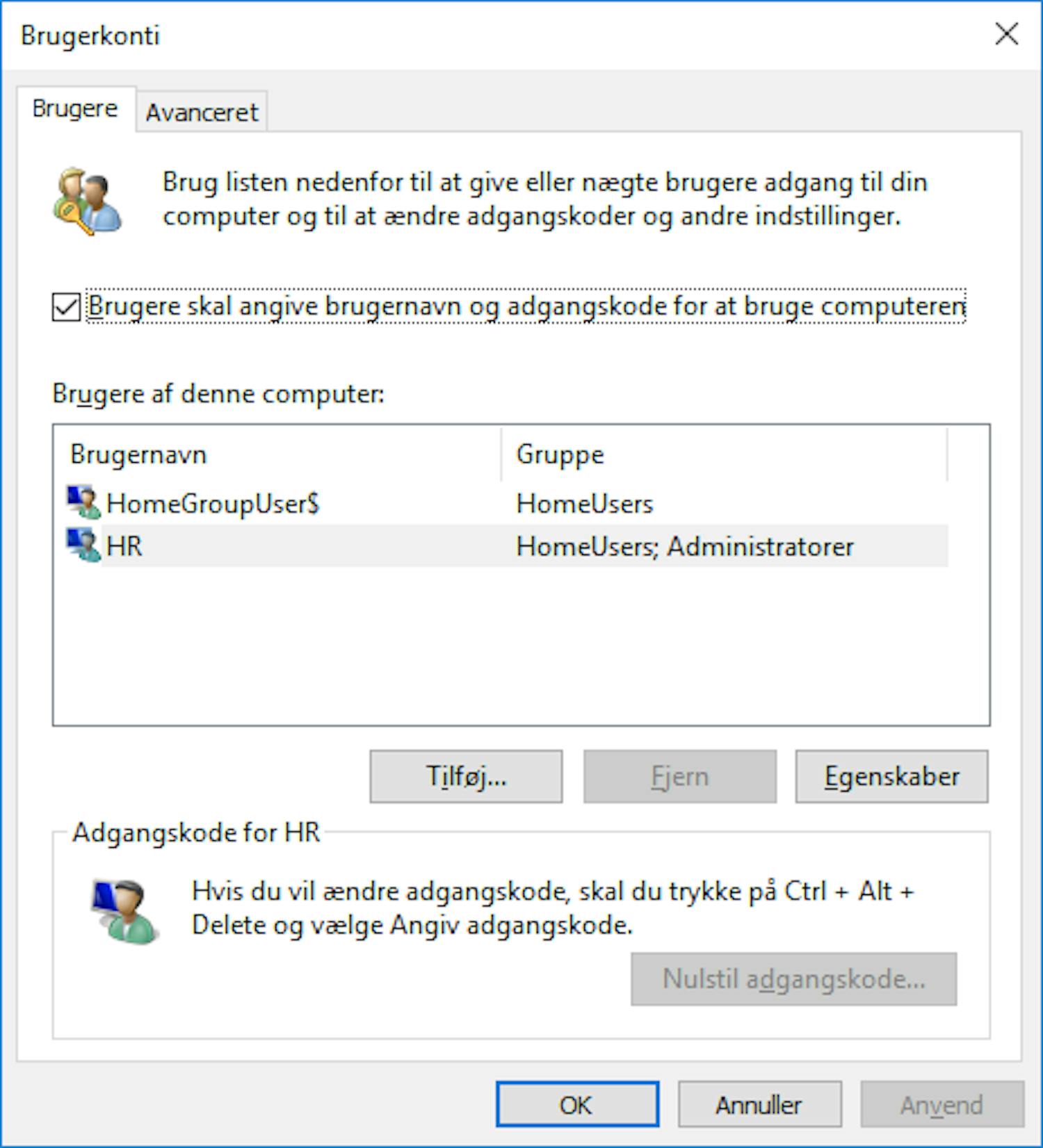 Fjern passordet til Windows 10: Fjern passordet til Windows 10